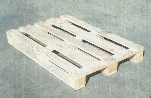 Palet de taco 80x120 cm SEMIFUERTE.