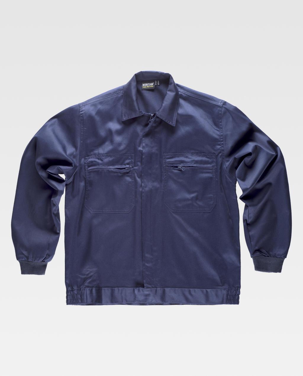 Cazadora WORKteam B1102 MARINO (65%Poli-35%Alg) 200G.