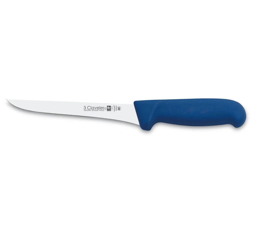 Cuchillo 3 Claveles 08142 Deshuesar 13cm AZUL
