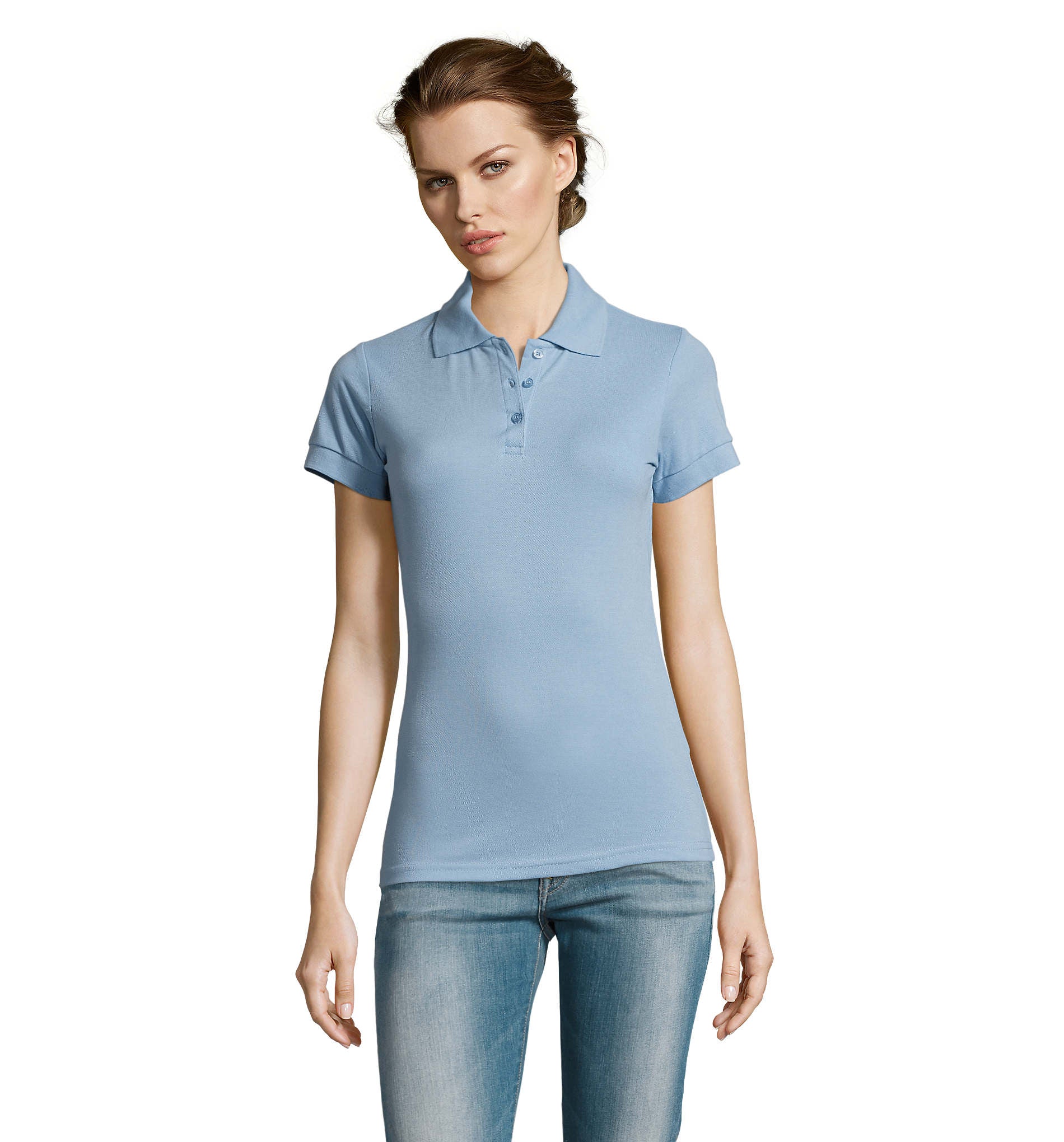 Polo ROLY STAR WOMAN Amarillo 03. 100%Alg. 200G.