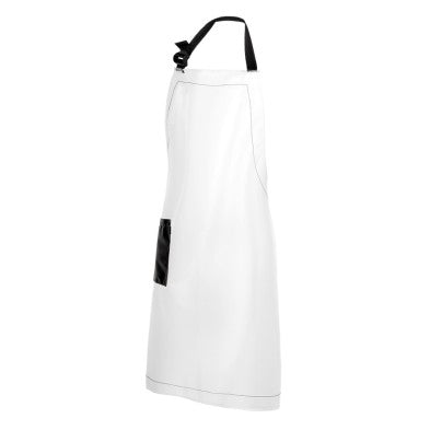 Delantal Monza 6420 BLANCO PU con peto Power.