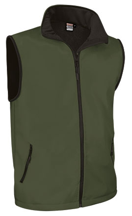 Chaleco Valento Softshell Tundra VERDE MILITAR
