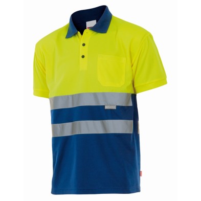 Polo Velilla AV 173 AZULINA / AMARILLO FLÚOR