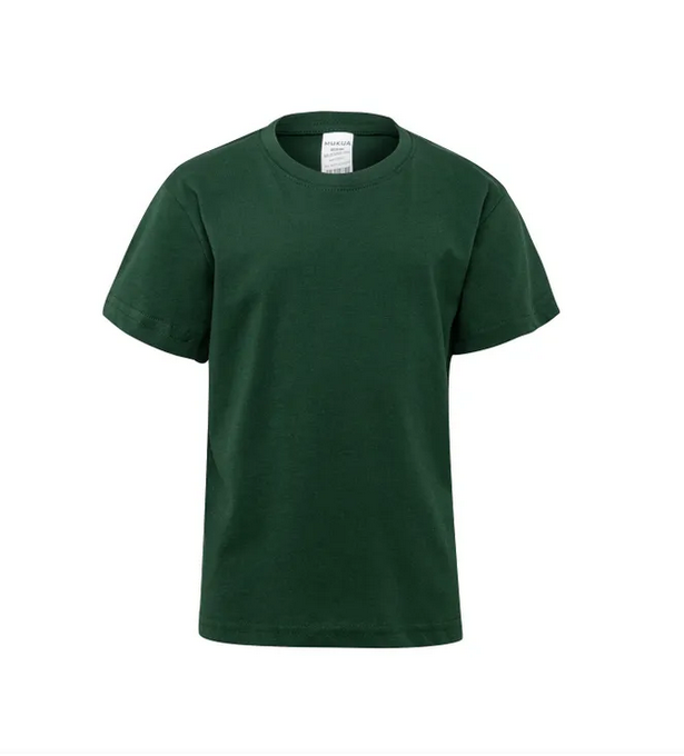 Camiseta VELILLA KIDS MK175CV VERDE BOTELLA 602. 100%Alg. 155G