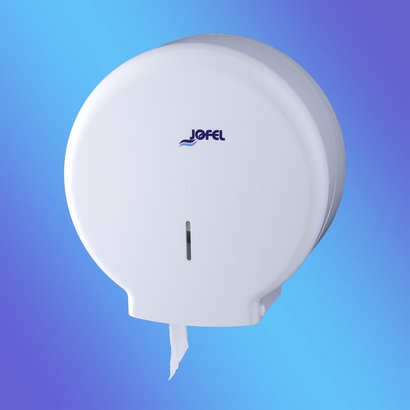 Dispensador Jofel papel higienico BLANCO Azur.