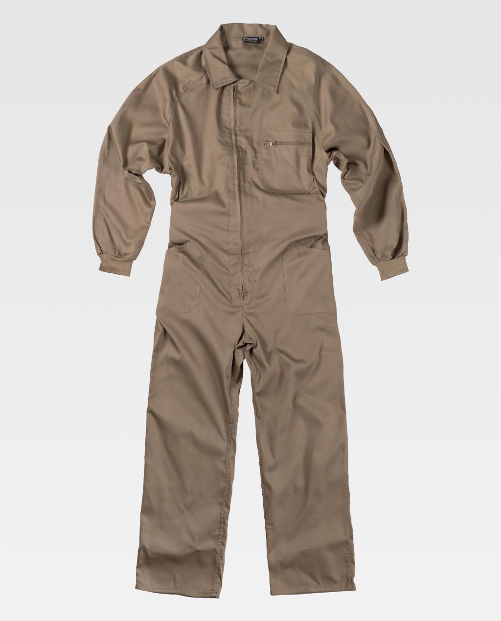 Buzo WORKTEAM B2000 BEIGE (65%Poli-35%Alg) 200G.