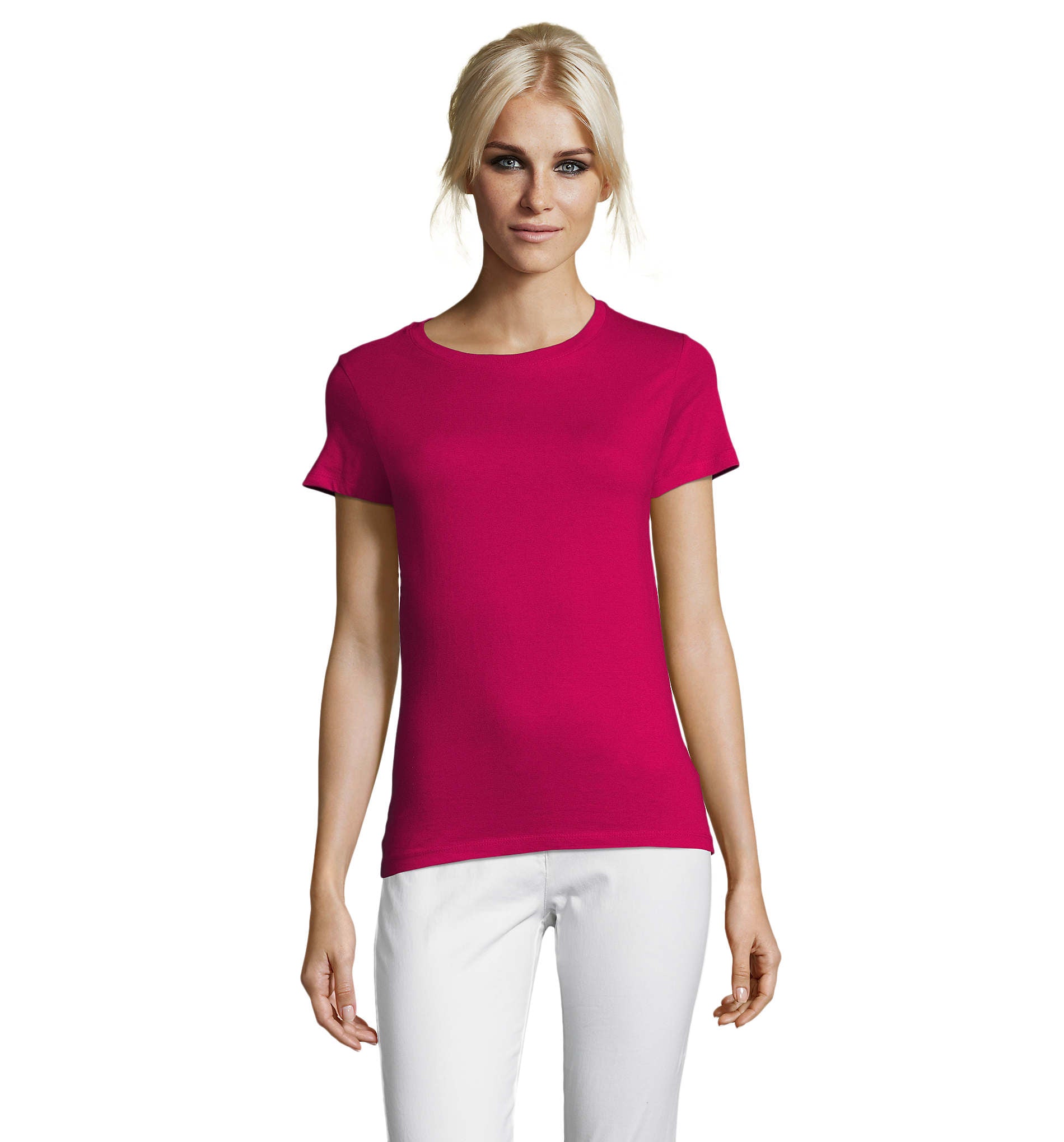 Camiseta Sols REGENT SRA FUCSIA 140 150g/m²