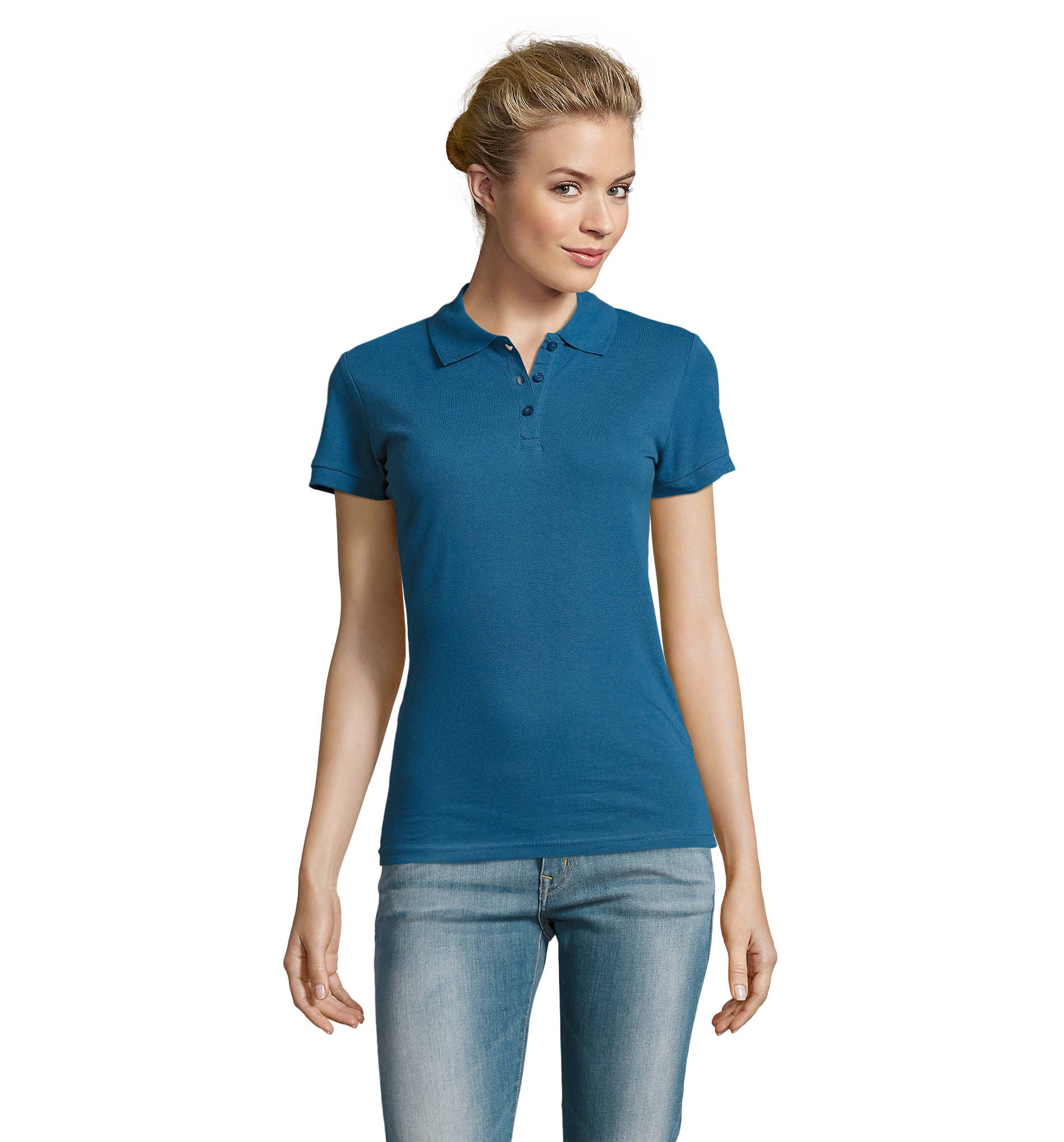 Polo Sols PERFECT WOMEN AZUL PIZARRA 248 180g/m²