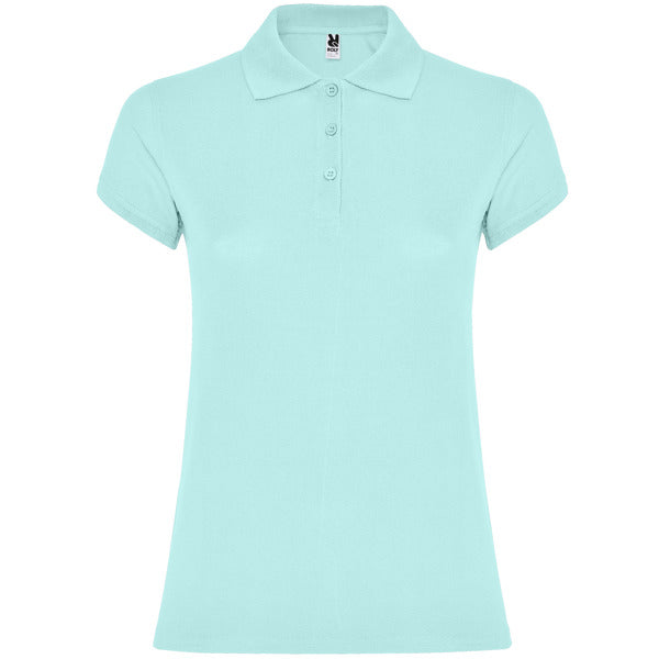 Polo ROLY STAR WOMAN Verde menta 98. 100%Alg. 200G.