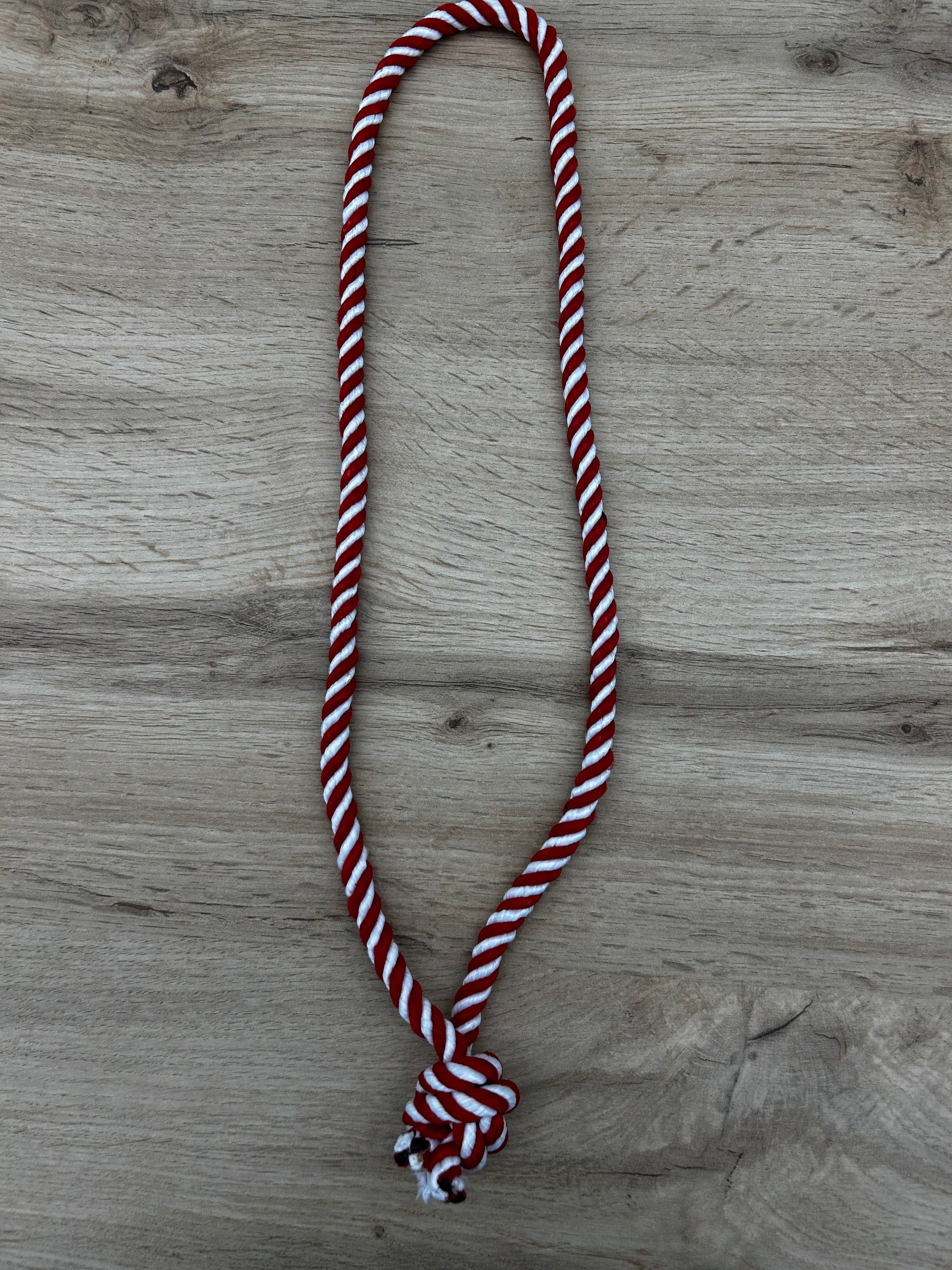 OFERTA. Kg. Tomiza Fibra TORCIDA BLANCO/ROJO.