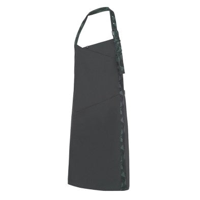 Delantal Monza 6427 GRIS Unisex con peto cinta camuflaje.
