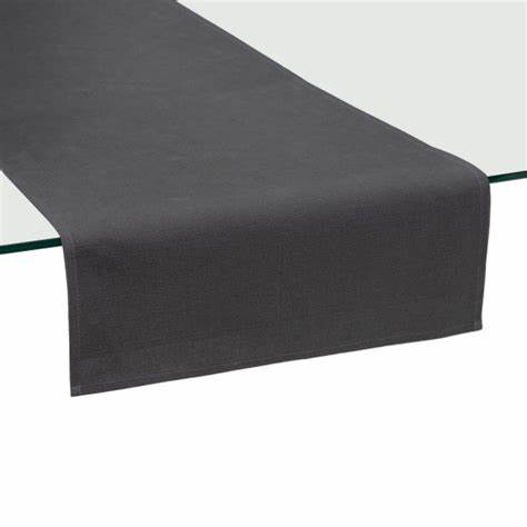 Mantel / Camino de mesa 50x150cm NEGRO. 100% poliester.