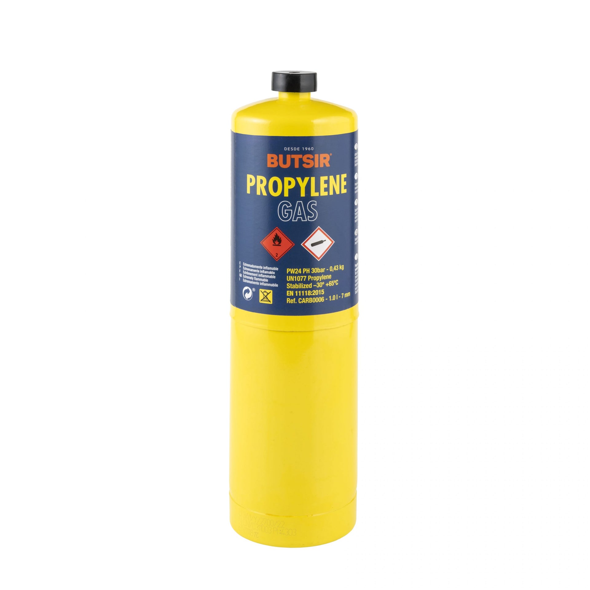 Cartucho GAS PROPYLENE Rosca Americana.