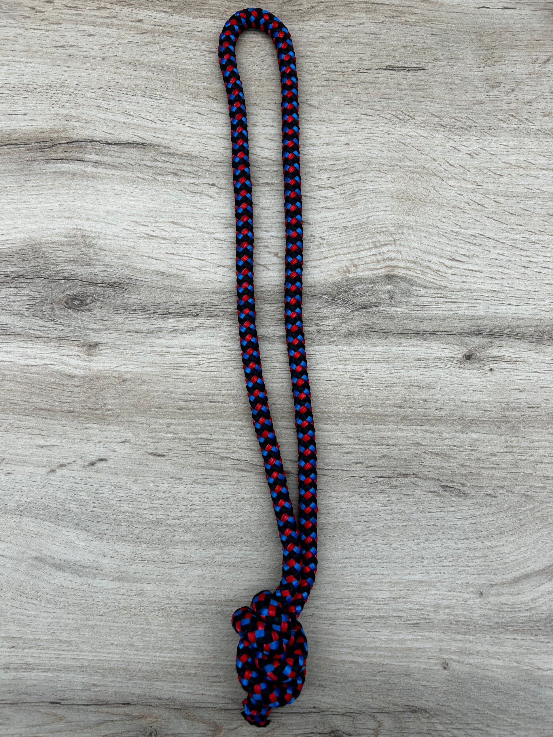 OFERTA. Kg. Tomiza Fibra TRENZADA 1X1 Zig-Zag NEGRO/ROJO/AZUL.