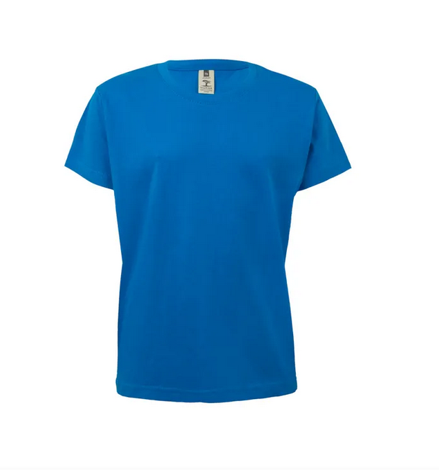 Camiseta VELILLA KIDS MK175CV AZUL ATOLL. 100%Alg. 155G