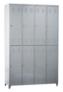 Taquilla INOX 5 Usuarios / 10 Puertas 1500x450x2100mm.