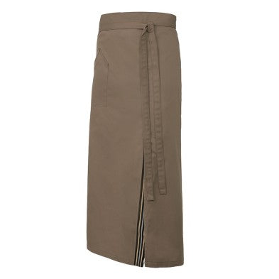 Delantal Monza 6422 VISON Francés unisex cinta tricolor Abierto.