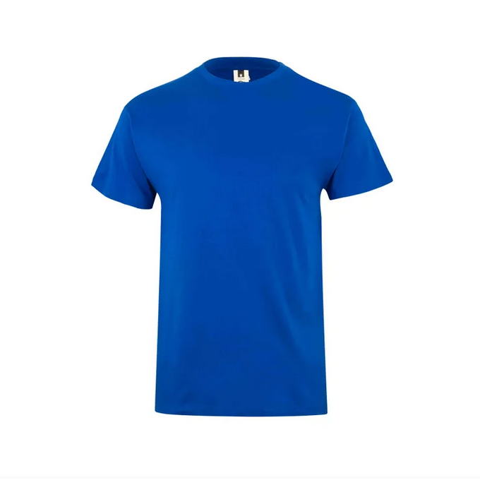Camiseta VELILLA CRO. MK022CV AZUL ROYAL 502. 100%Alg. 155G