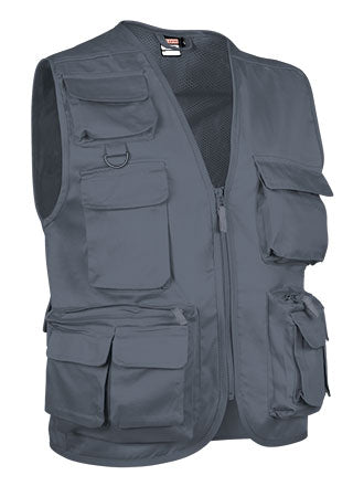 Chaleco Valento Safari GRIS CEMENTO