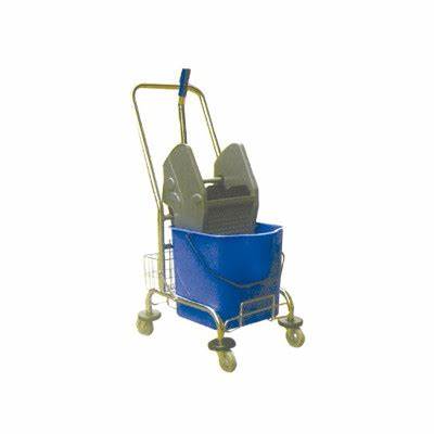 Carro limpieza Ressol 04206 Inox simple+cubo 25 litros.