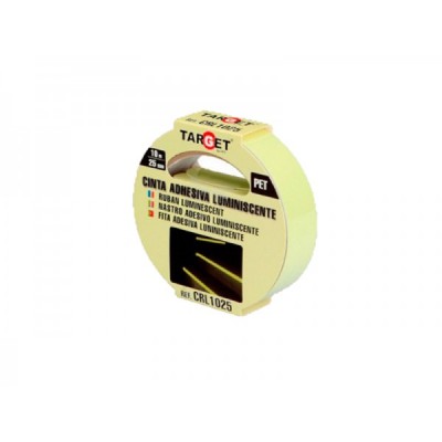Cinta adhesiva luminiscente 25mm x 10m. Antideslizante. CRL1025
