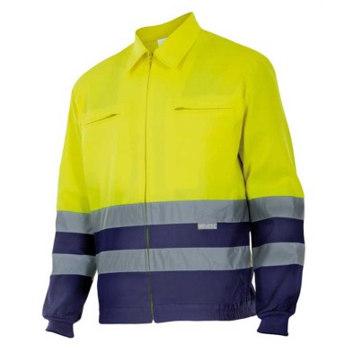 Cazadora Velilla AV 153 MARINO / AMARILLO FLÚOR