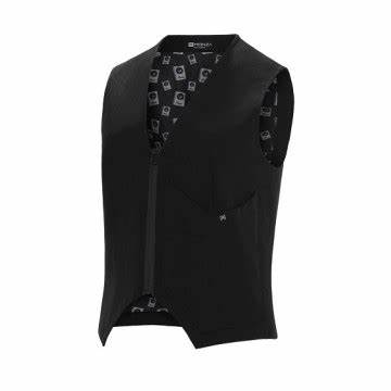 Chaleco Monza 4028 Señora Negro Slim Fit Cremallera.