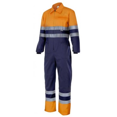 Buzo Velilla AV 151 MARINO / NARANJA FLUOR