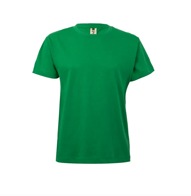 Camiseta VELILLA KIDS MK175CV VERDE REAL 605. 100%Alg. 155G