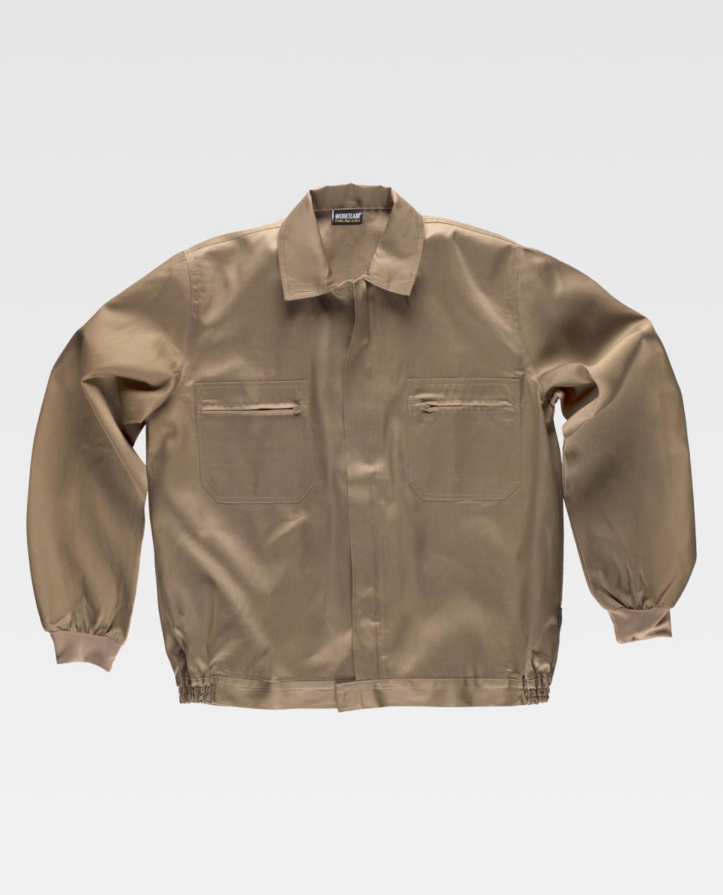 Cazadora WORKTEAM B1102 BEIGE (65%Poli-35%Alg) 200G.