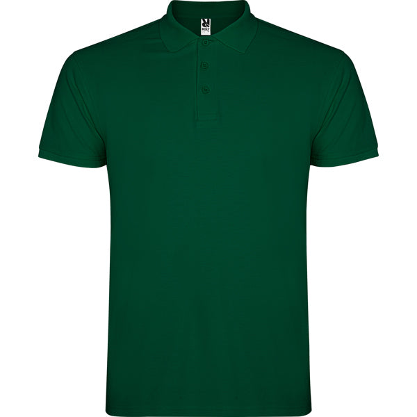 Polo ROLY STAR Verde botella 56. 100%Alg. 200G.